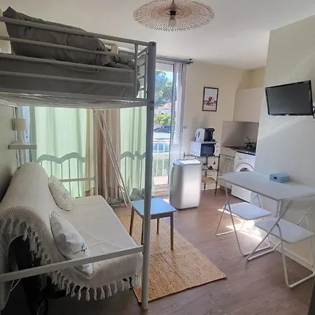 Studio Cosy Presqu'Ile 2 Avec Piscine Apartmán Gruissan